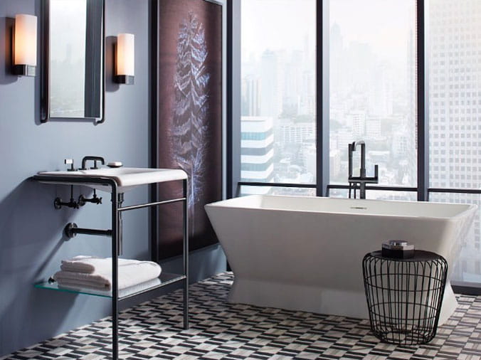 Luxury bathroom products at FACETS Denton
