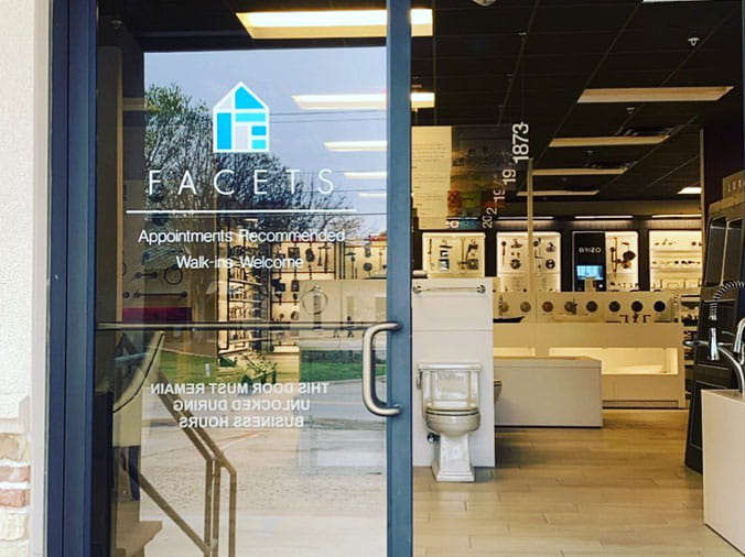 FACETS Showroom entrance
